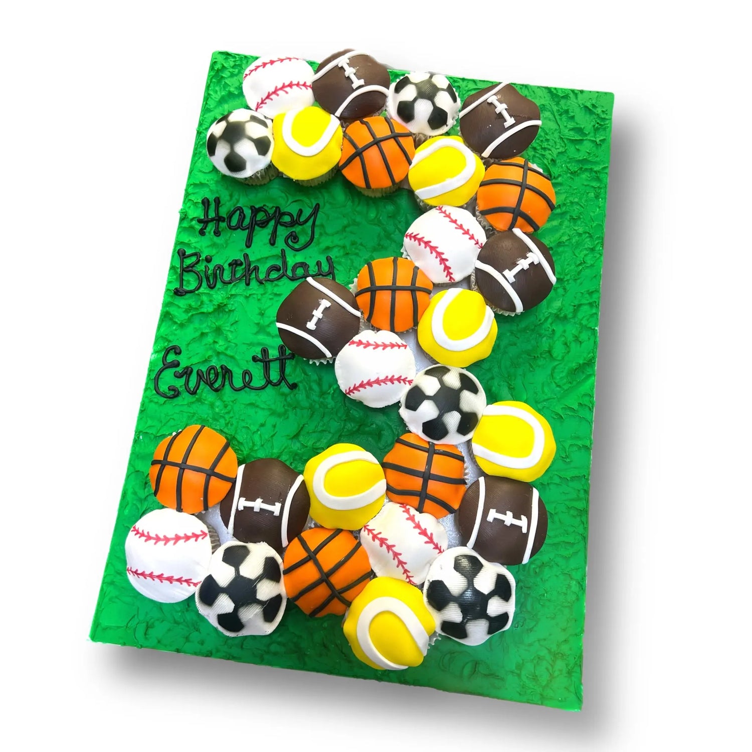 Number Shaped Sports Cupcakes That's The Cake Bakery