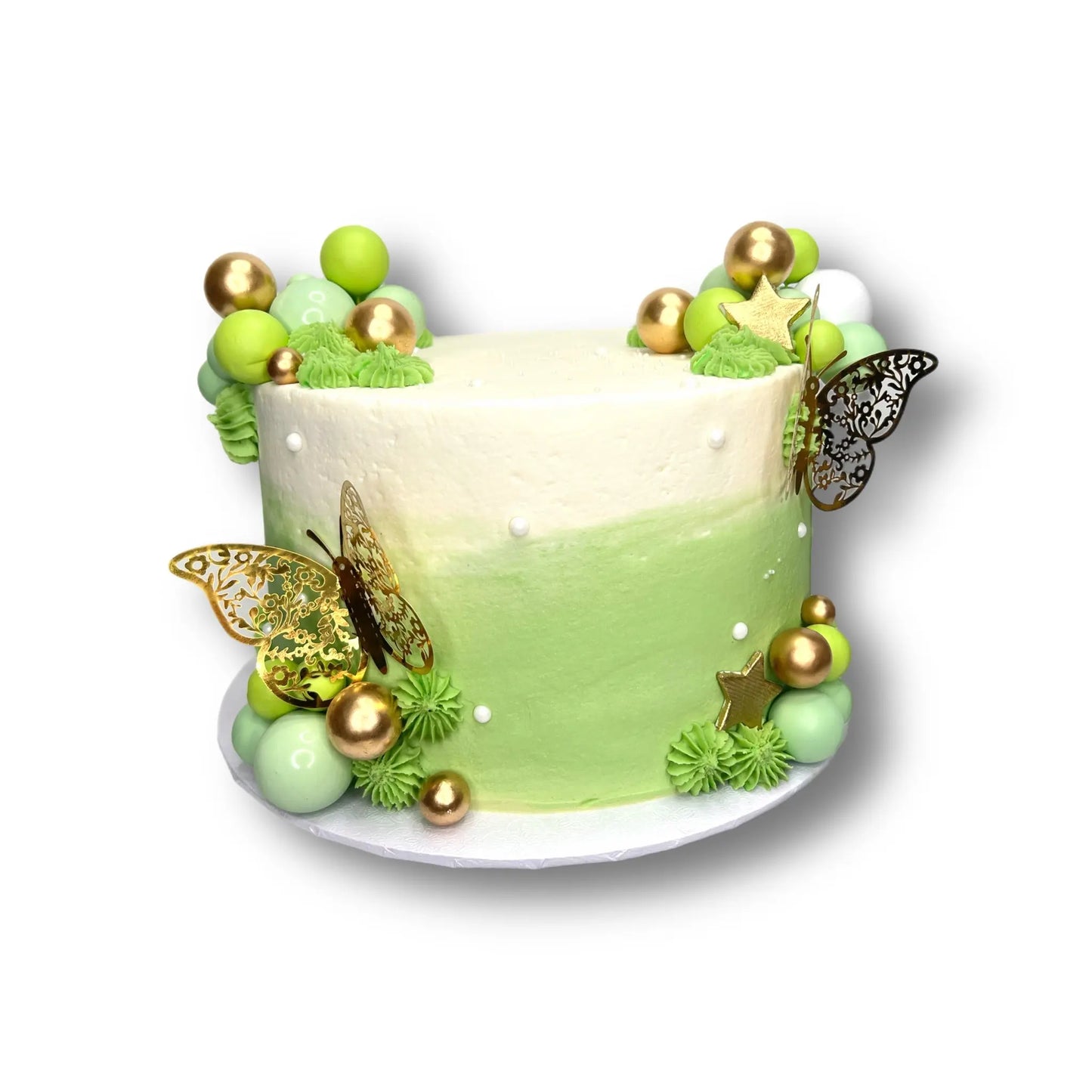 Ombred Cake With Butterflies That's The Cake Bakery