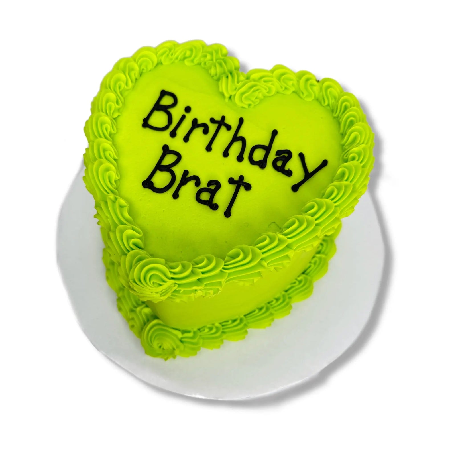 BRAT BIRTHDAY HEART That's The Cake Bakery