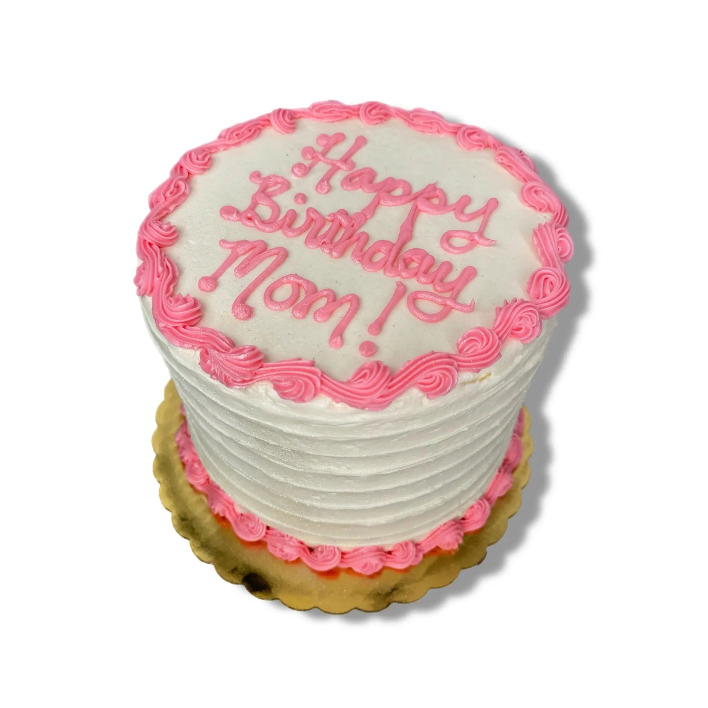 Simple Ruffles & Border Cake That's The Cake Bakery