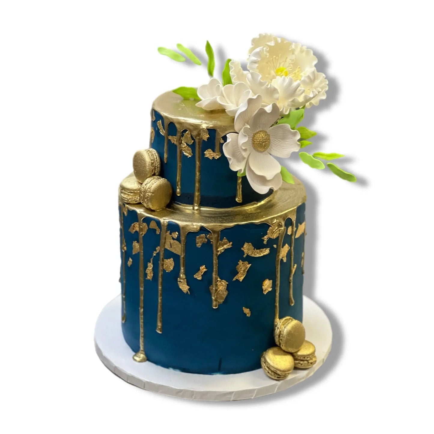 Royal Blue and Gold That's The Cake Bakery