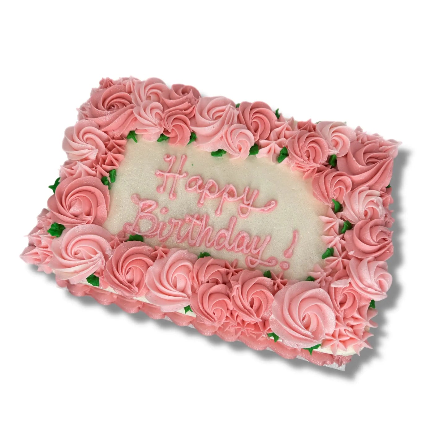 Rosette Border Sheet Cake That's The Cake Bakery