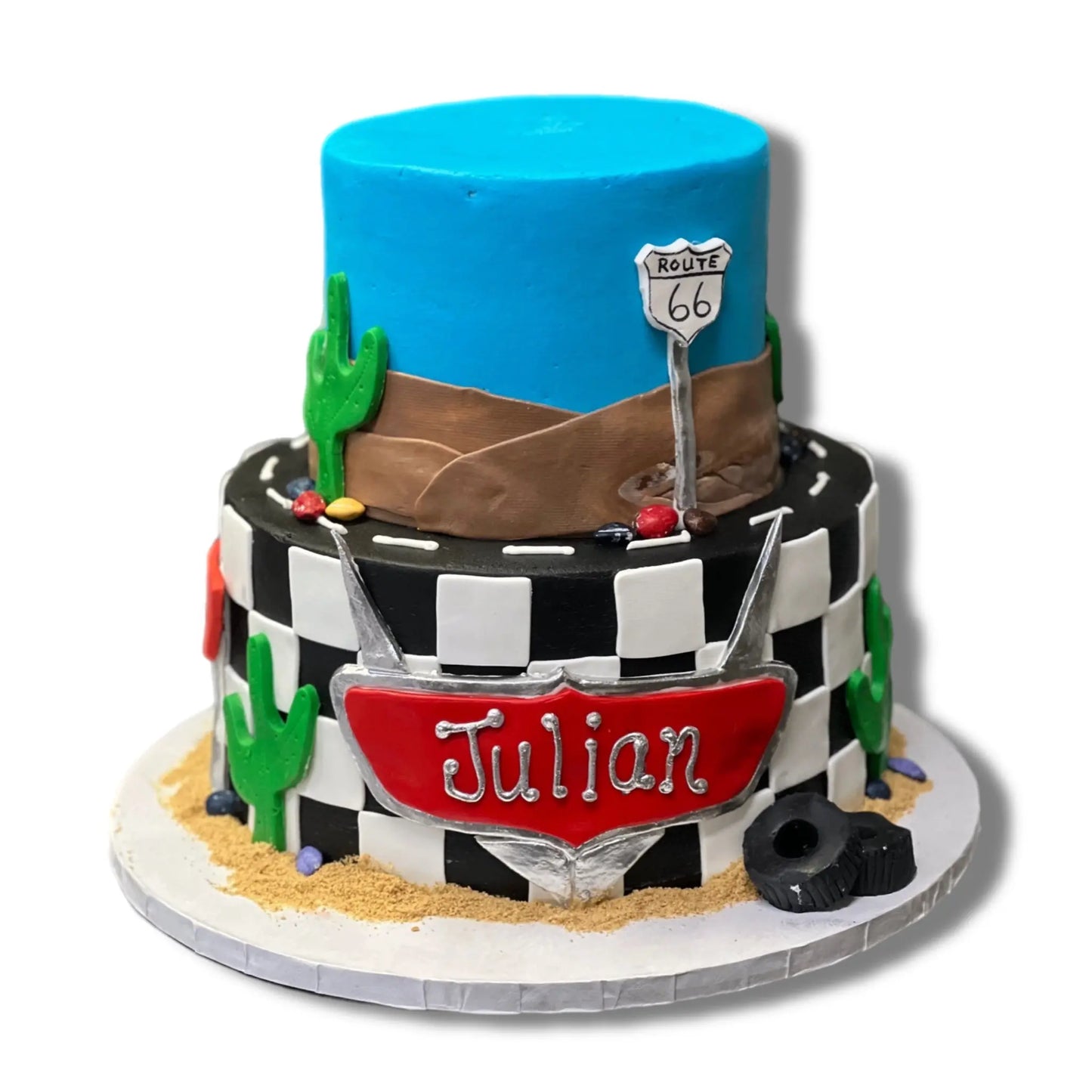 Car's Themed Cake That's The Cake Bakery