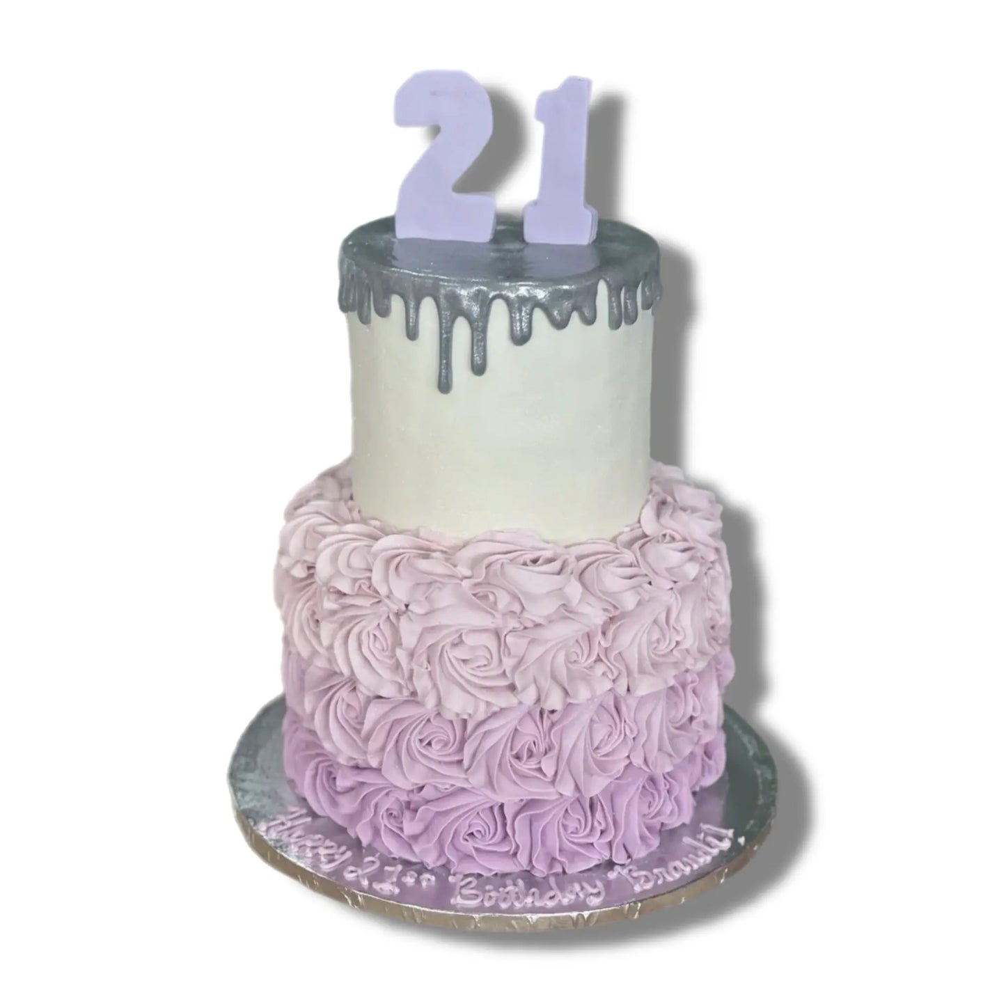 Lavender Ombre 21st Birthday That's The Cake Bakery