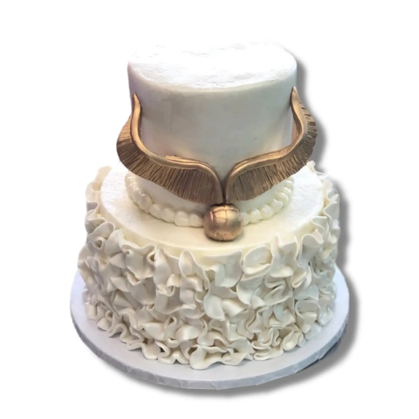 Elegant Golden Snitch That's The Cake Bakery