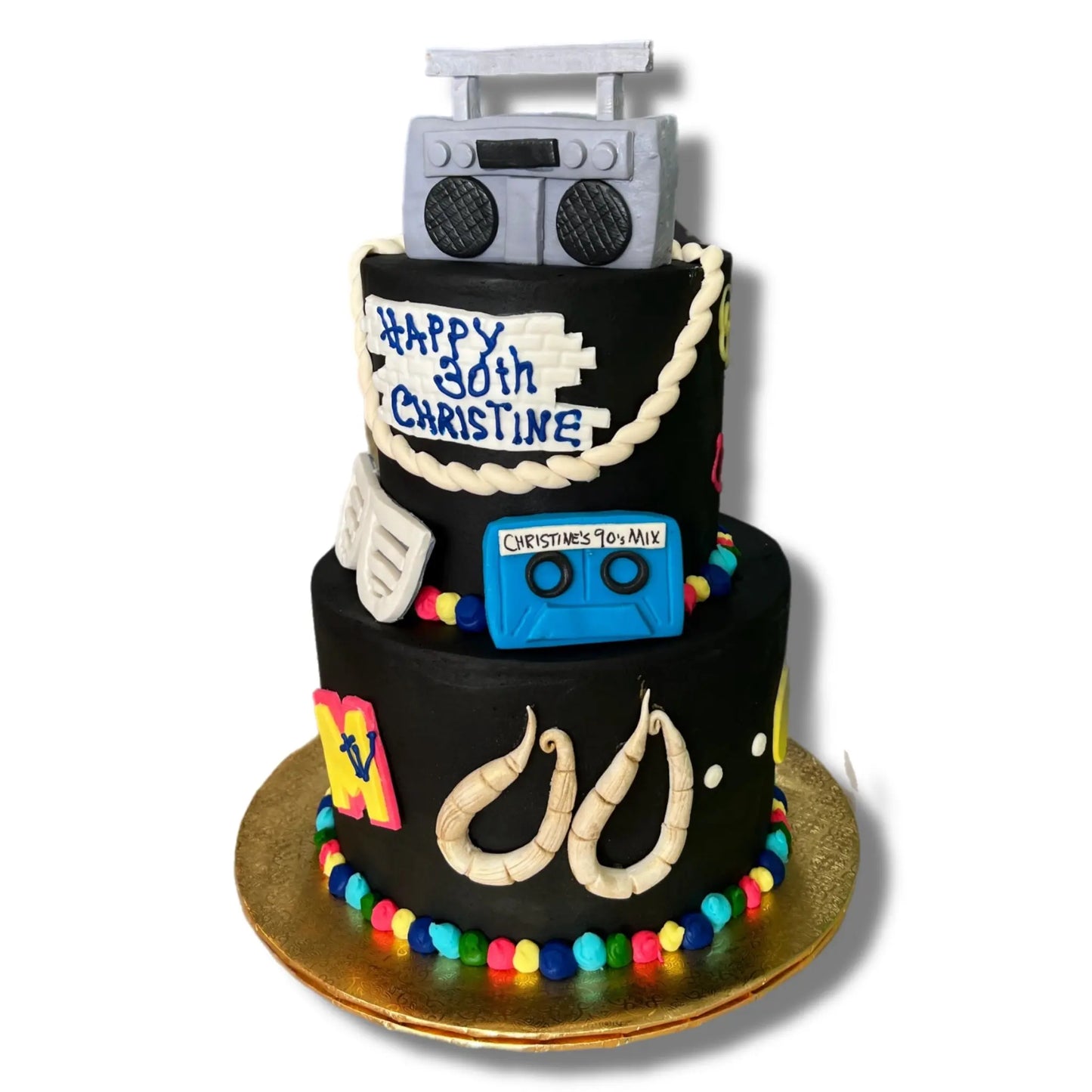 Boombox 90's Inspired Cake That's The Cake Bakery
