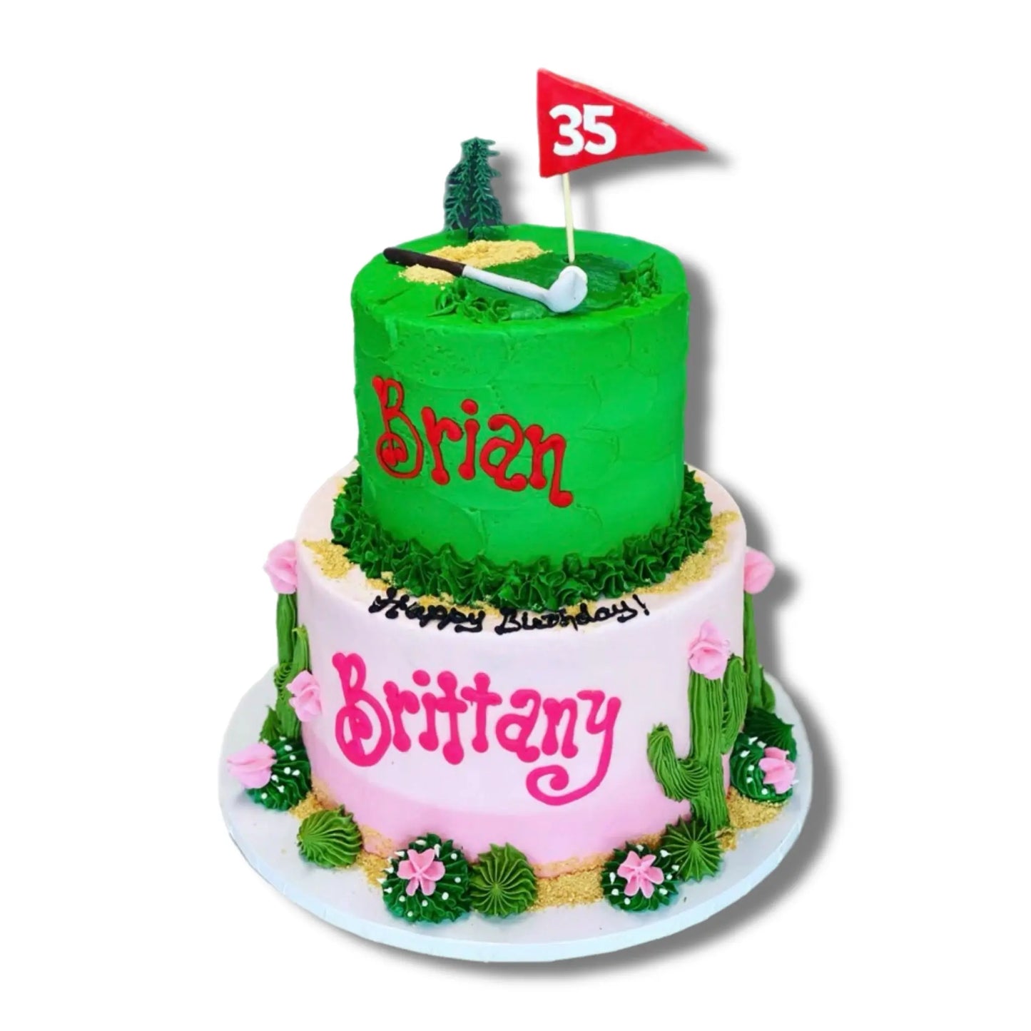 Shared Birthday: Golf & Cactus That's The Cake Bakery