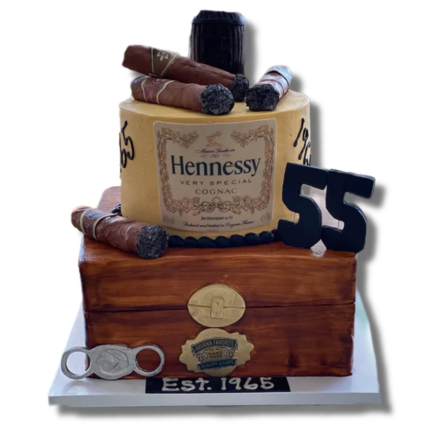 Hennessy & Cigars That's The Cake Bakery