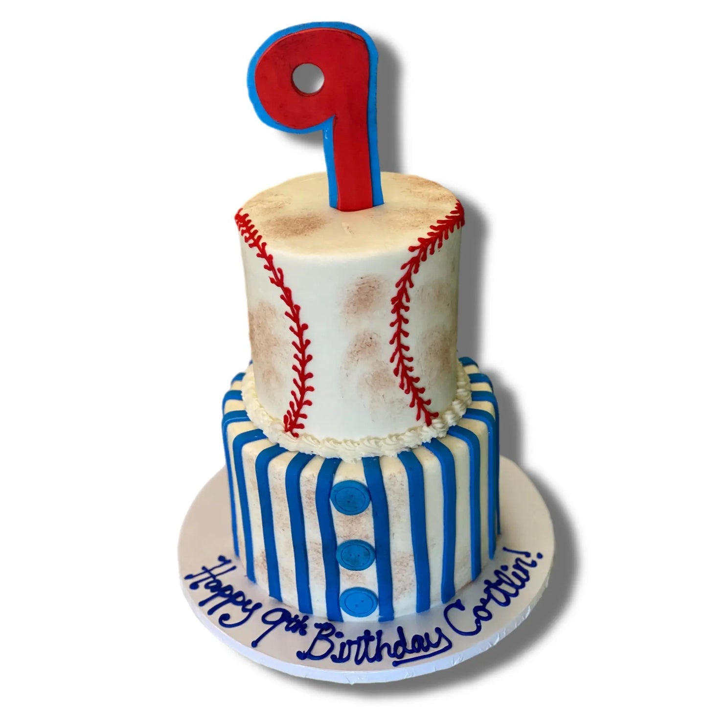 Faded Baseballer That's The Cake Bakery