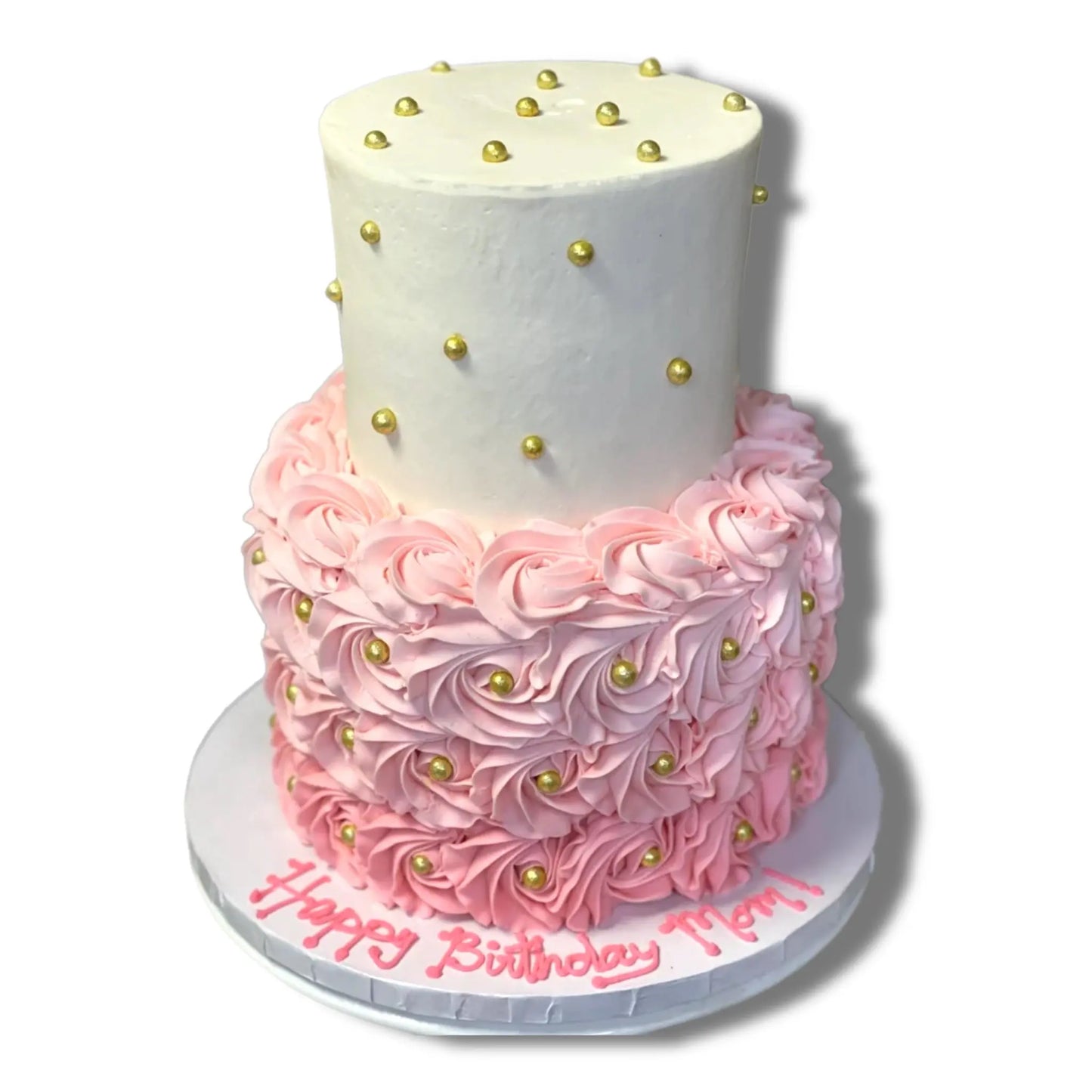 Ombre Pink Flowers That's The Cake Bakery