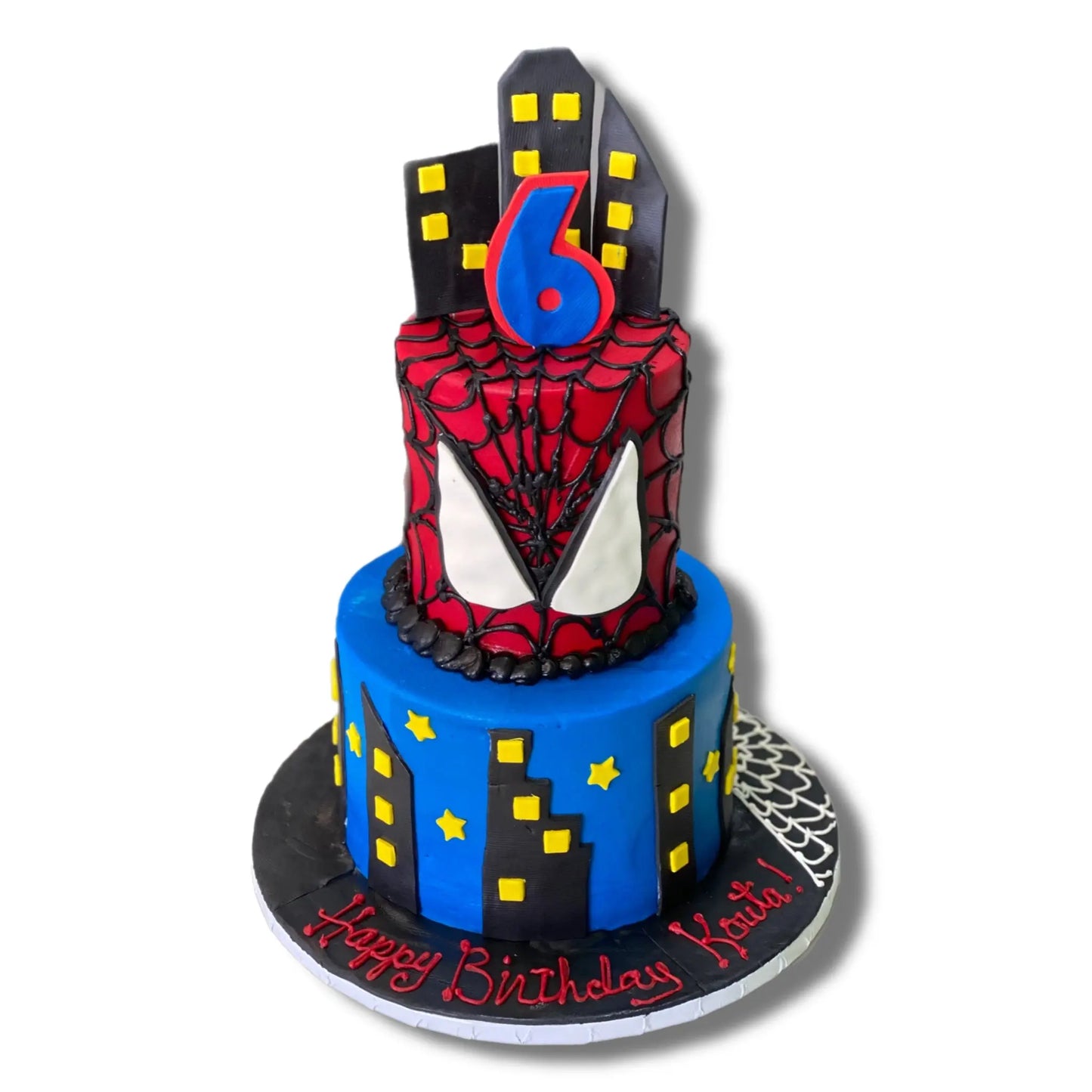 Spiderman and City That's The Cake Bakery