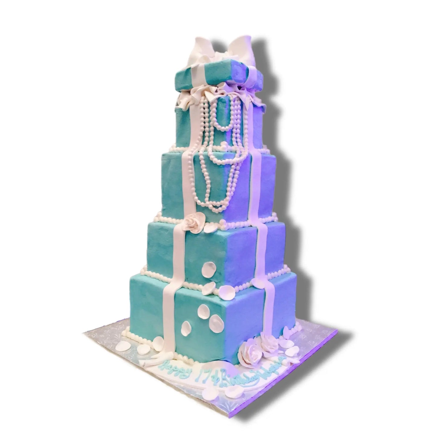 Sweet 16 Tiffany Boxes & Pearls That's The Cake Bakery