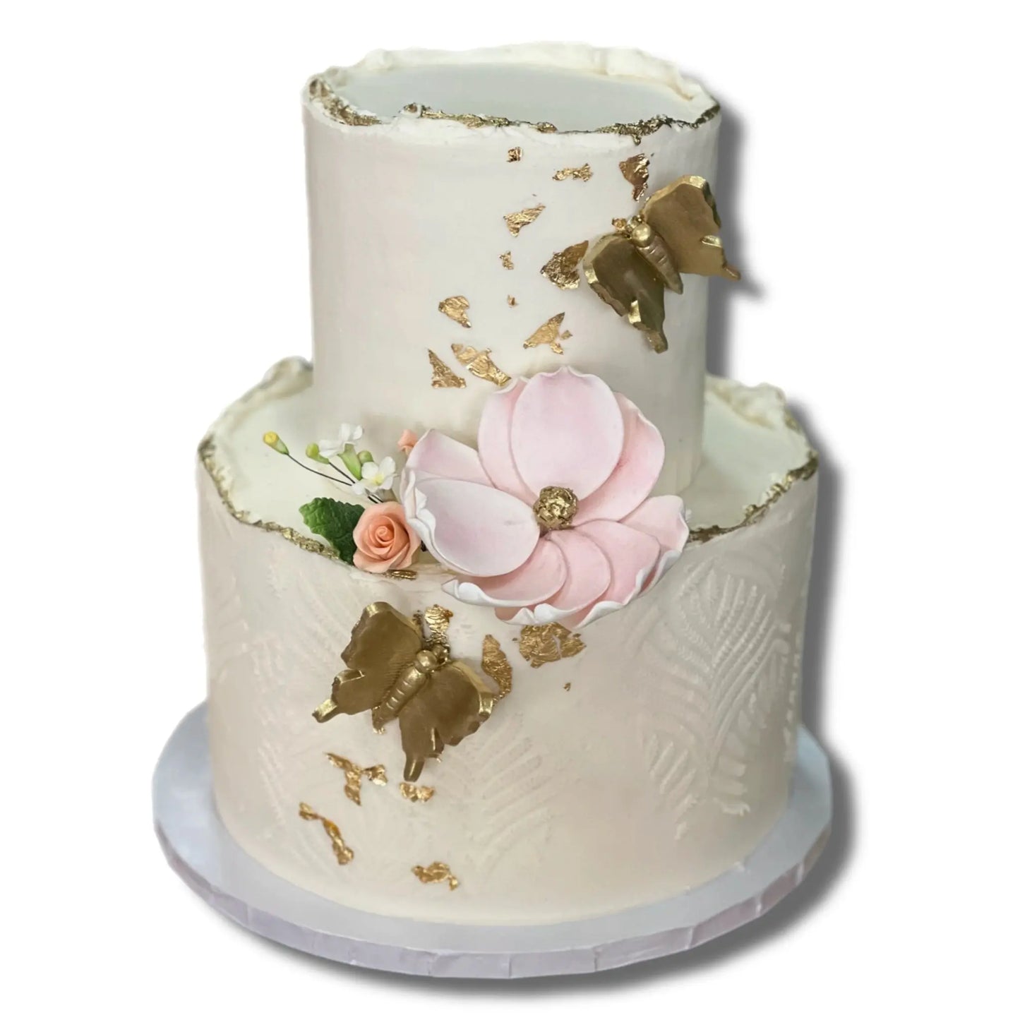 Unfinished Stencil Birthday with Butterflies That's The Cake Bakery