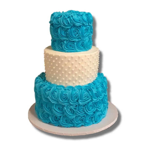Turquoise Rosettes Sweet 16 That's The Cake Bakery