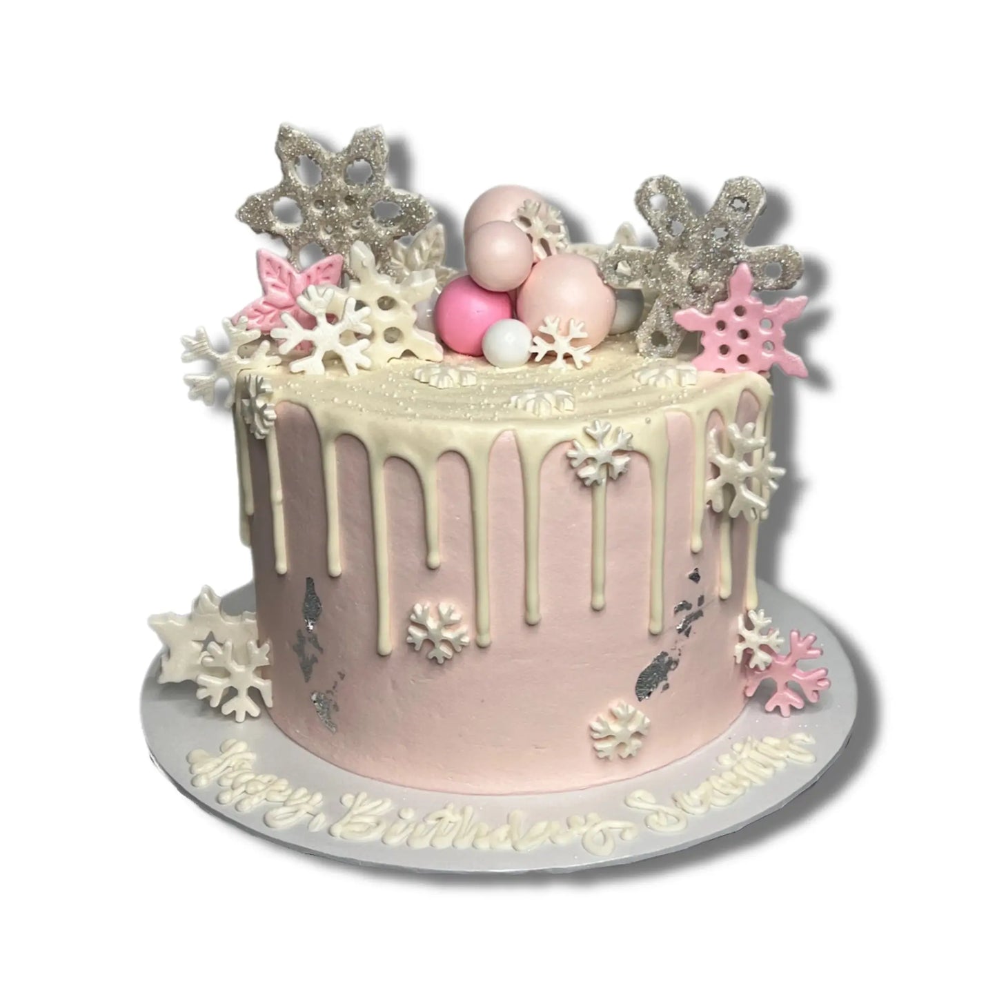 Pink Snowflake That's The Cake Bakery