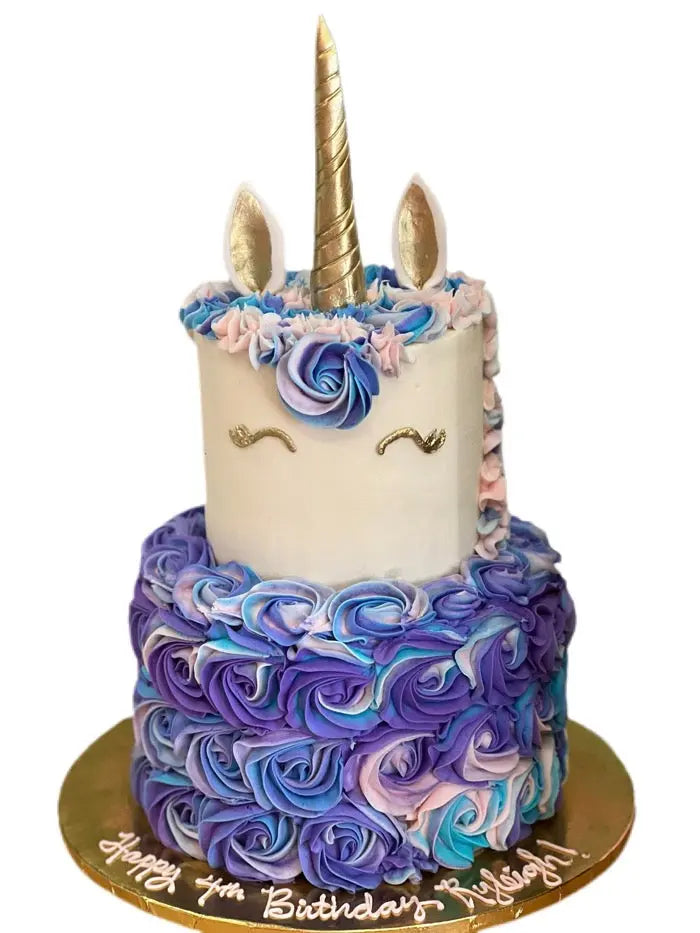 Purple Swirls Unicorn Cake That's The Cake Bakery