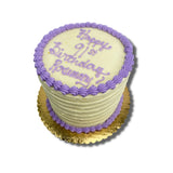 Simple Ruffles & Border Cake That's The Cake Bakery