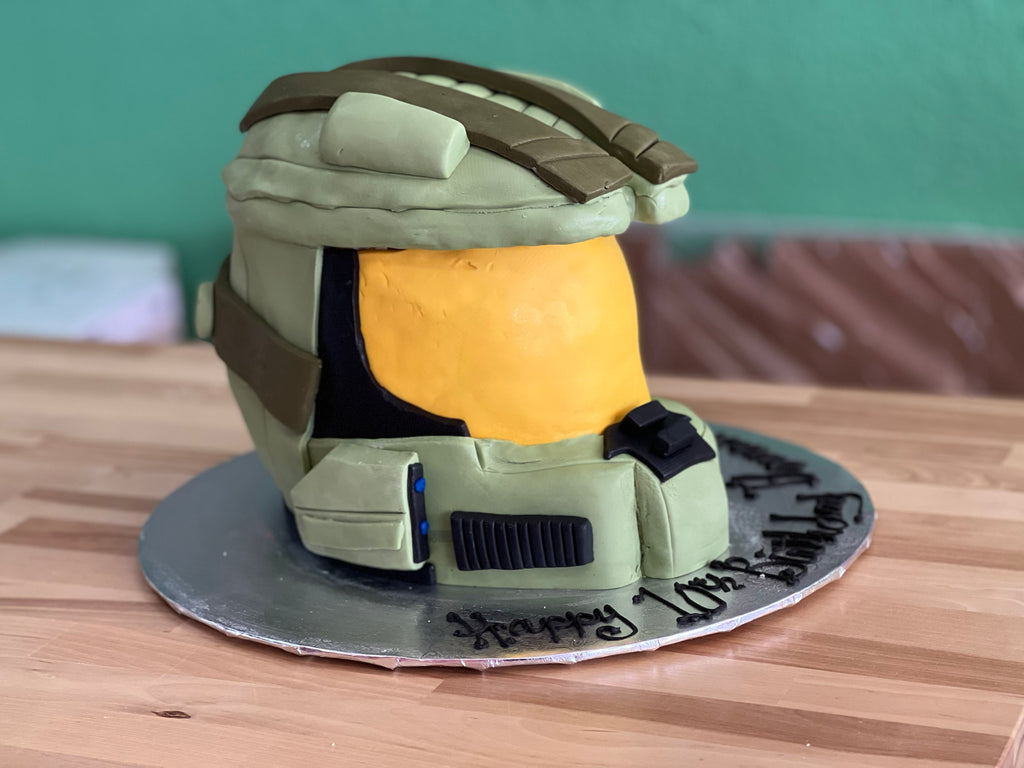 Halo Character Mask - That's The Cake Bakery