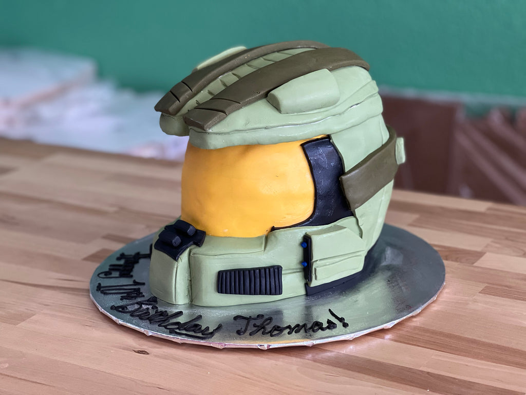 Halo Character Mask - That's The Cake Bakery