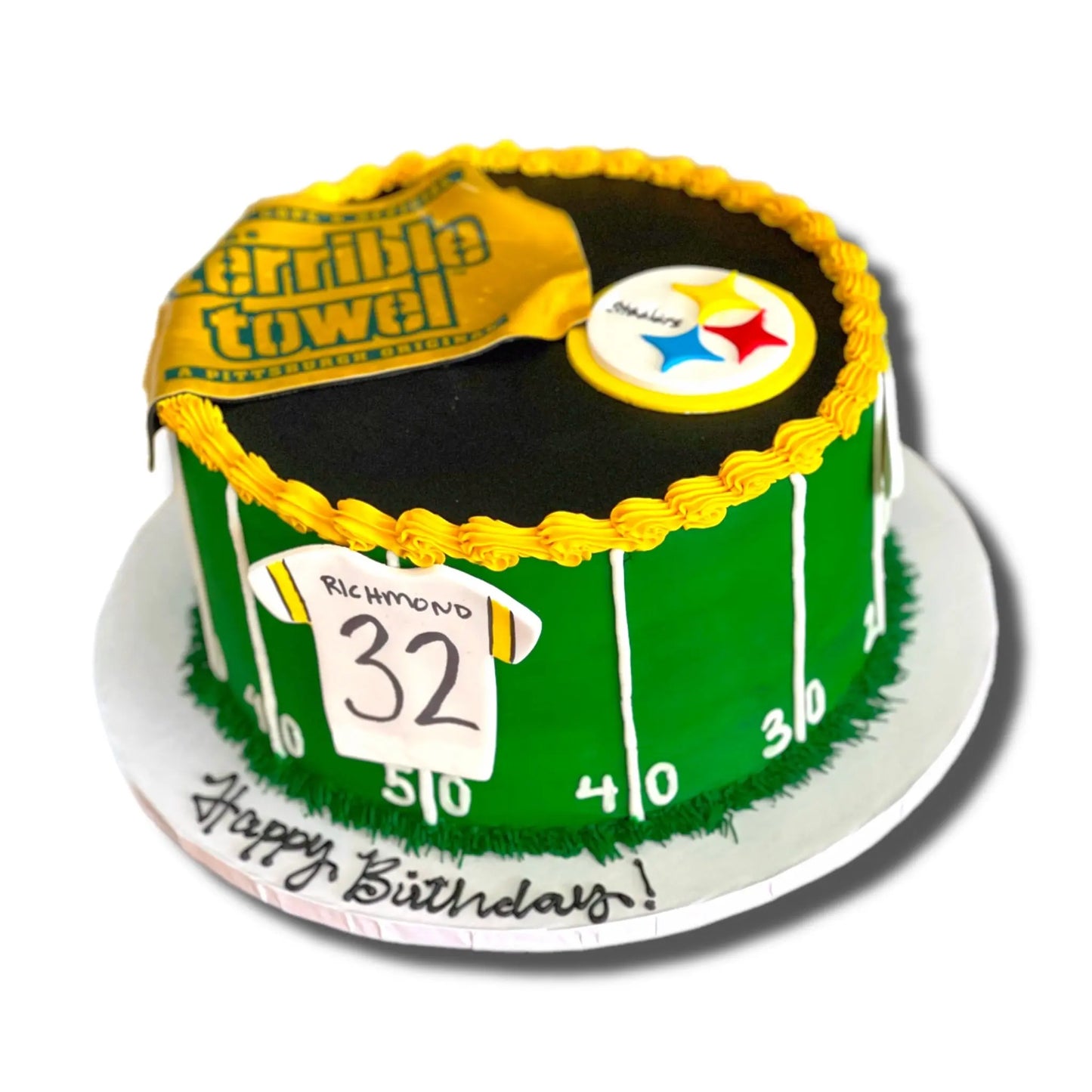 Terrible Towel Birthday Cake That's The Cake Bakery