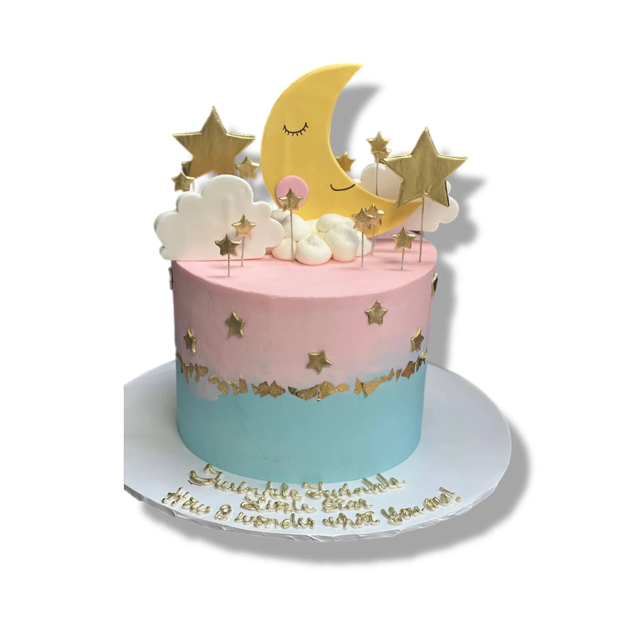 Pink Blue Moon Baby Shower That's The Cake Bakery