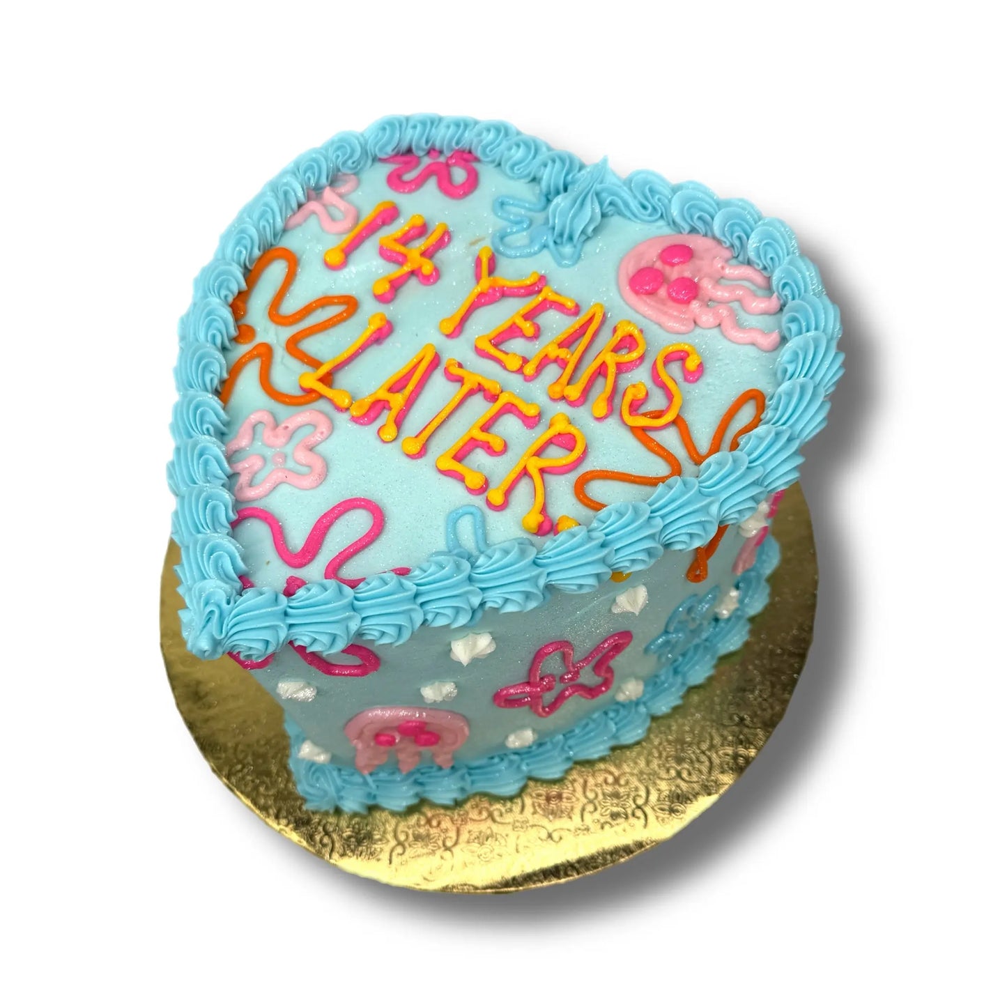 14 Years Later - Spongebob Heart Cake That's The Cake Bakery