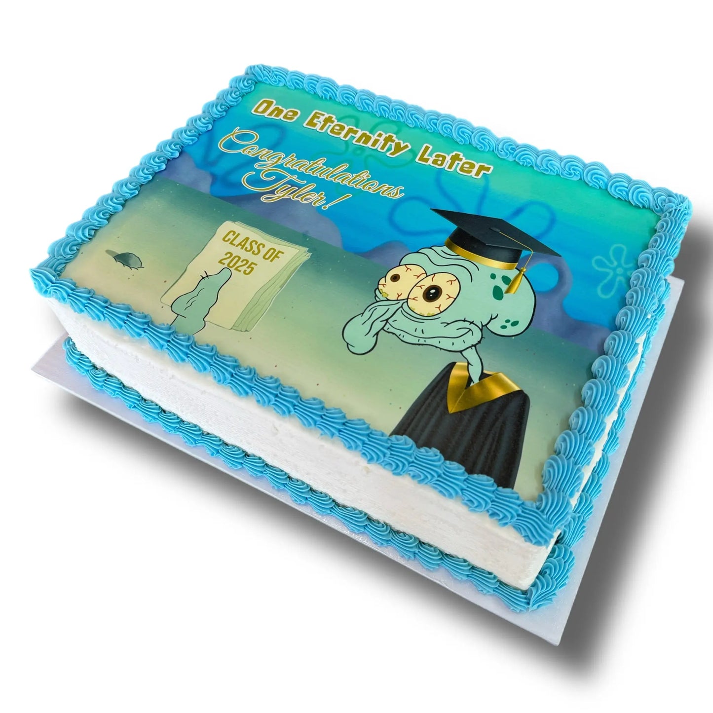 Squidward Graduation Cake - Spongebob That's The Cake Bakery