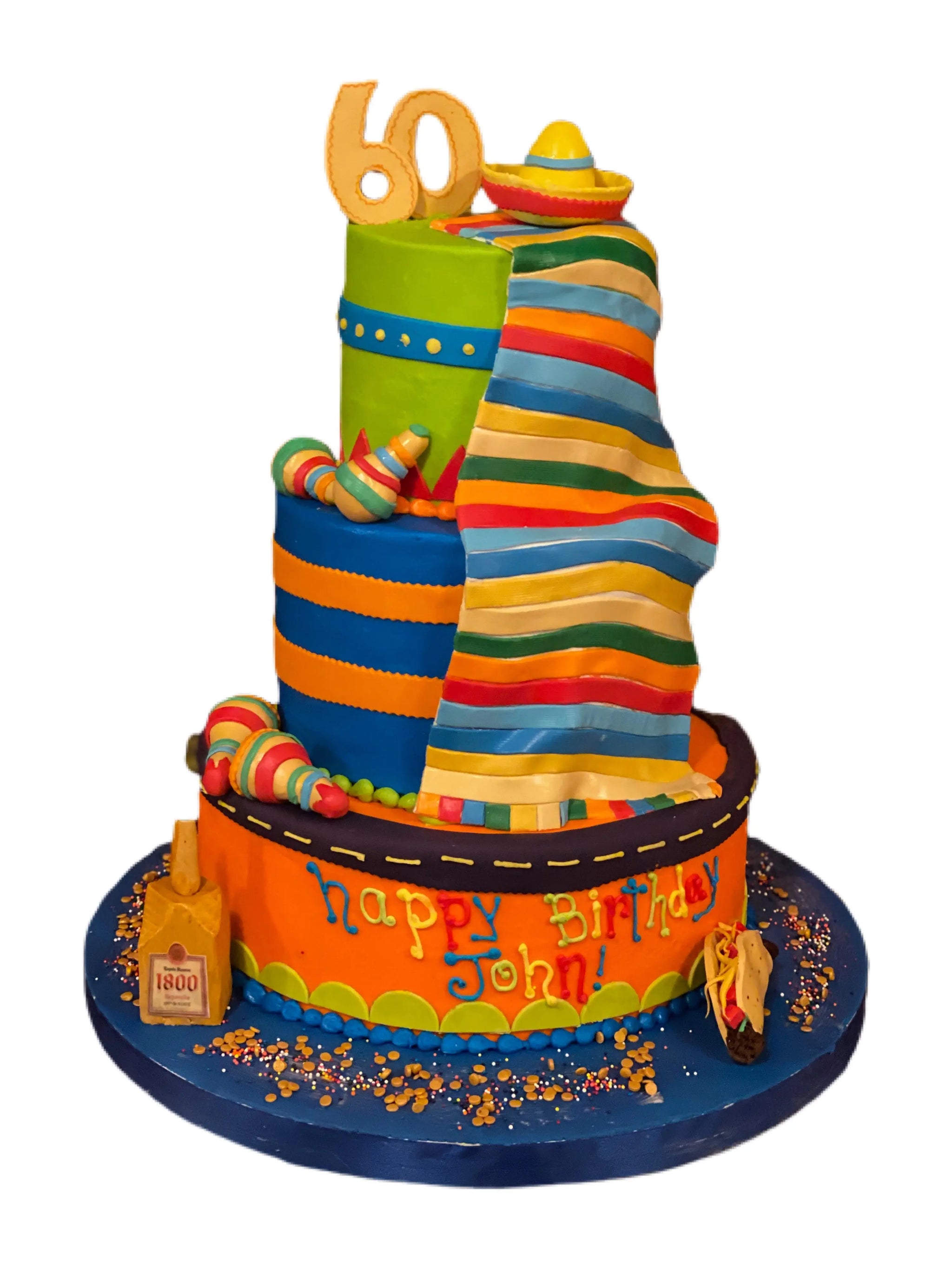 60th Fiesta Cake That's The Cake Bakery