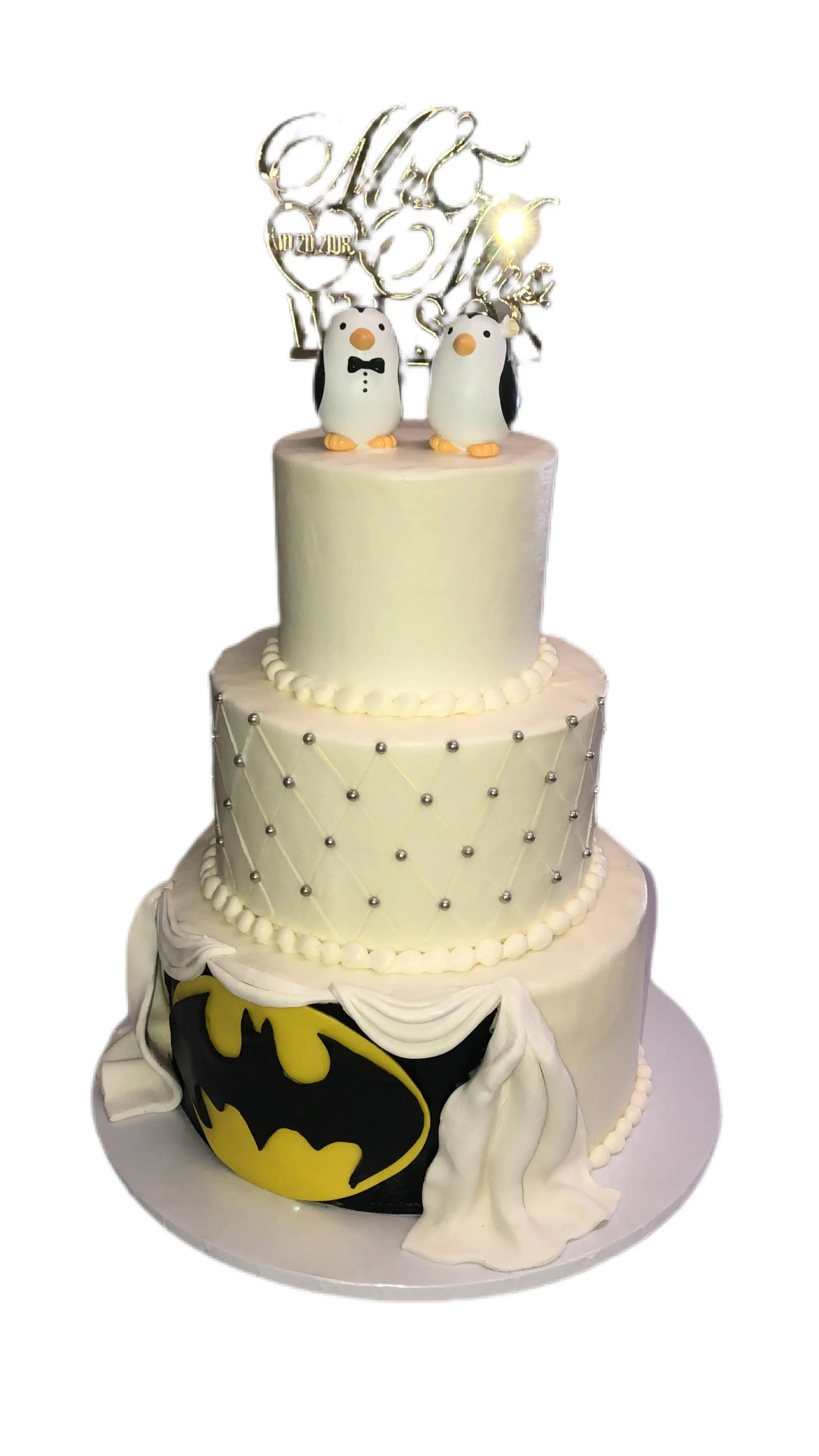 Superhero Surprise Wedding Cake That's The Cake Bakery