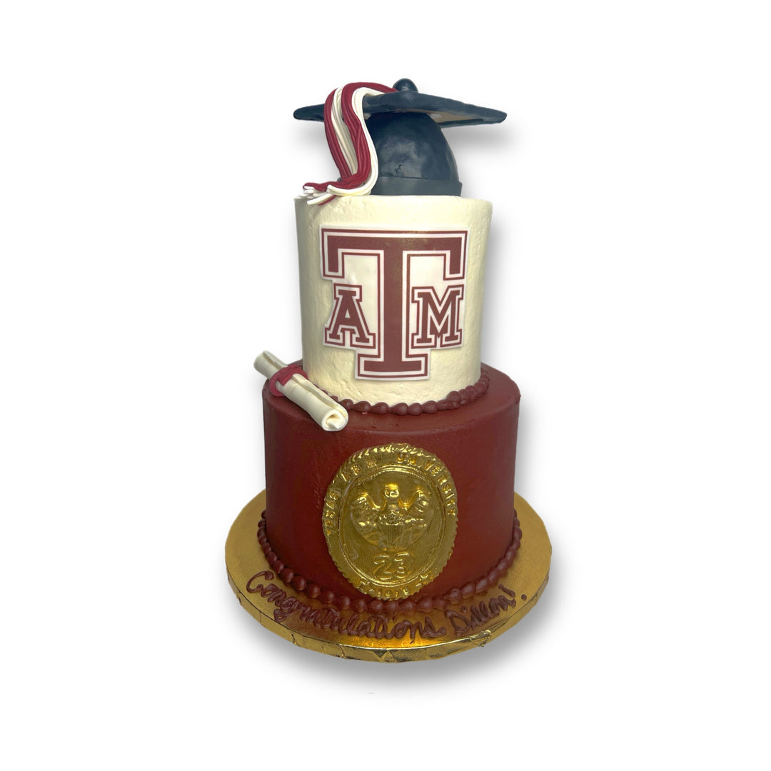 Texas A&amp;M Graduation Cake