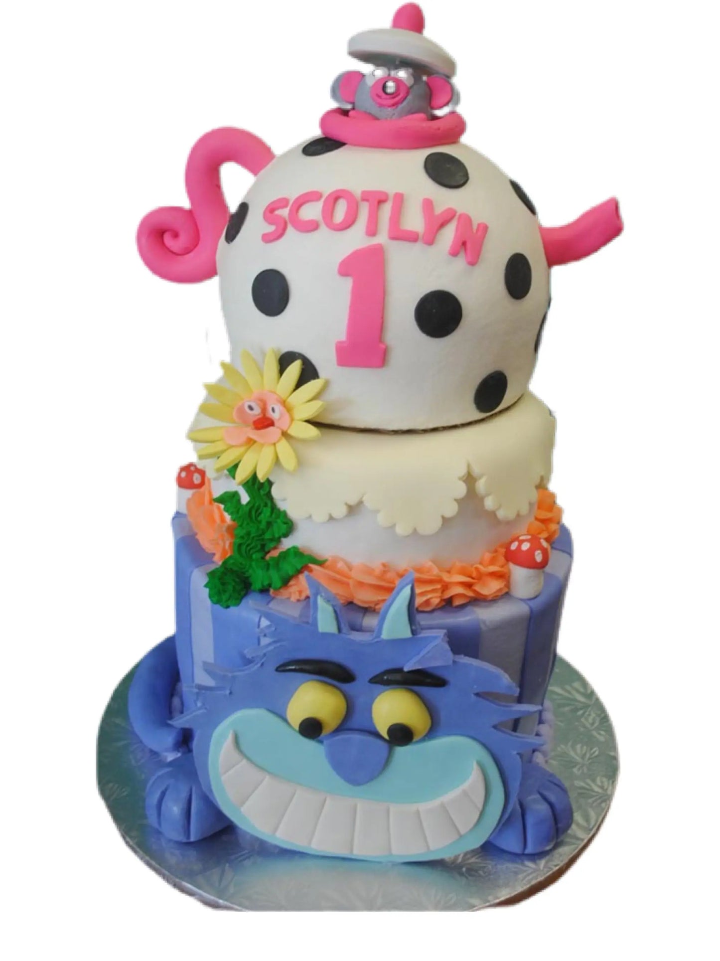 Alice in Wonderland Inspired Cake 1 That's The Cake Bakery