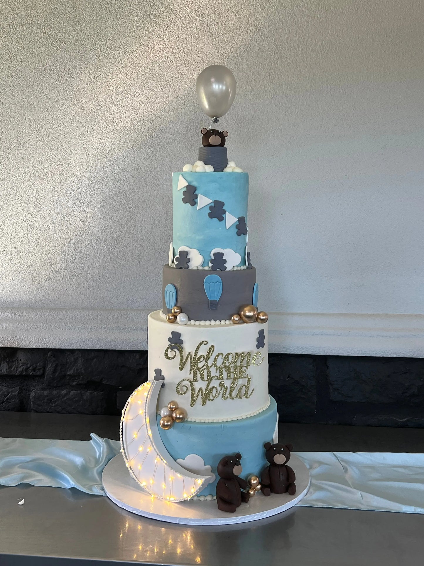 Tall Baby on the Moon and Clouds That's The Cake Bakery