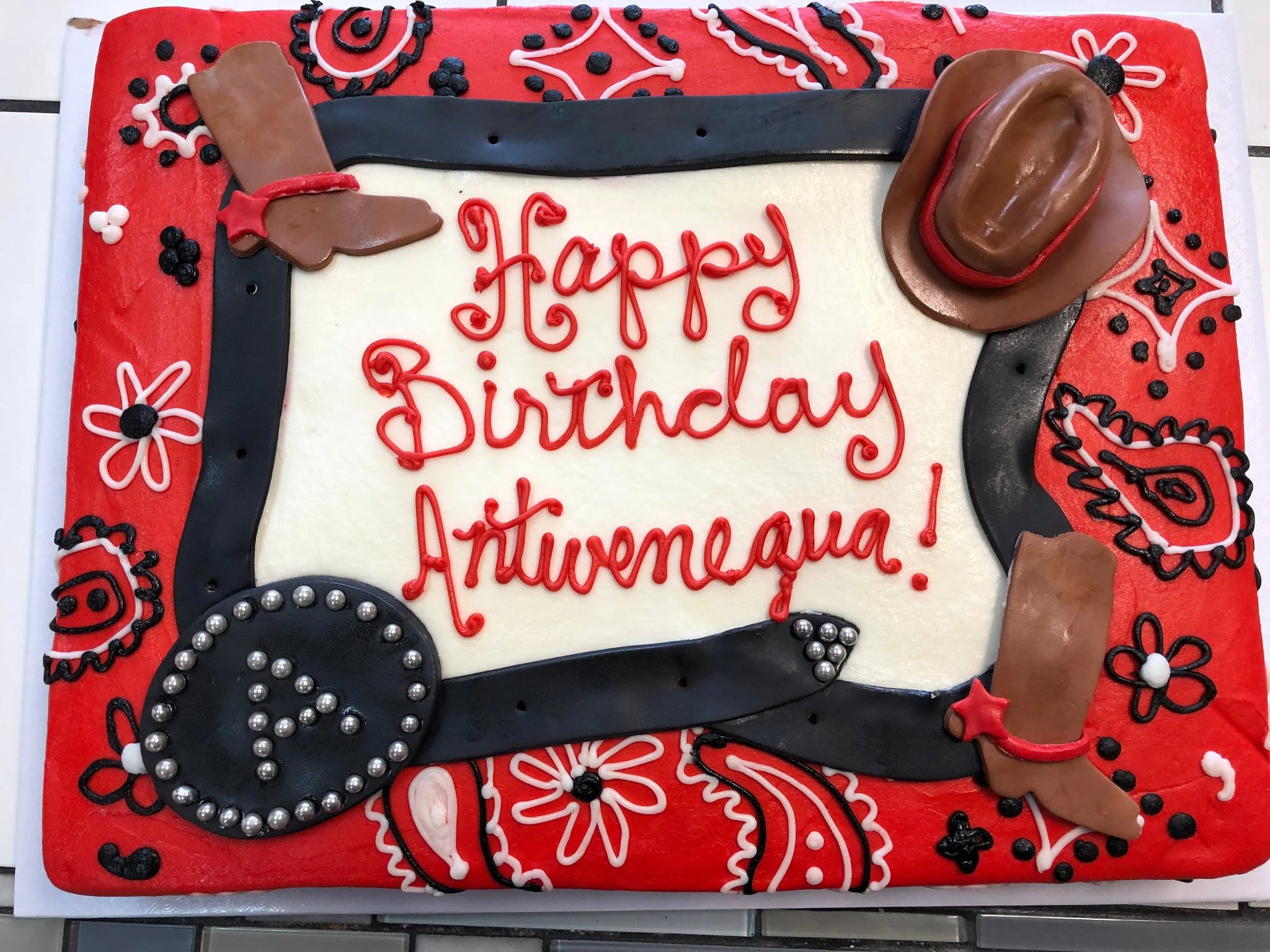 Western Themed Birthday That's The Cake Bakery