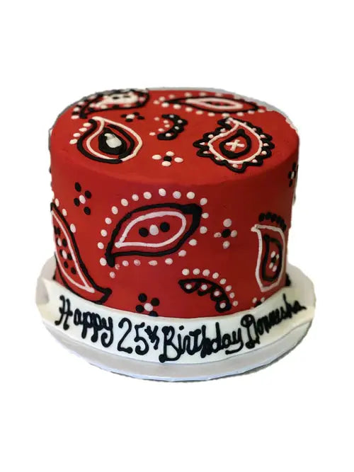 Bandana Style Cake That's The Cake Bakery