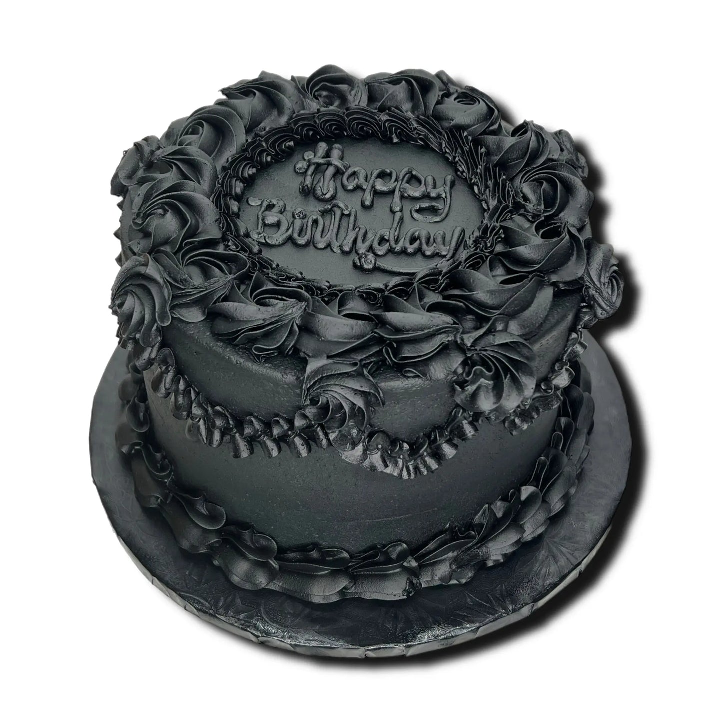 Monochrome Round Vintage Cake That's The Cake Bakery