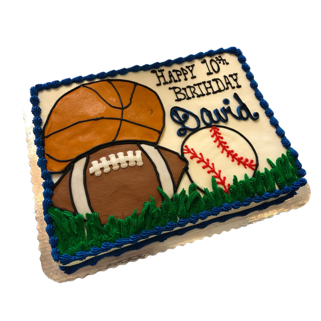 Sports Fanatic Cake - That's The Cake Bakery