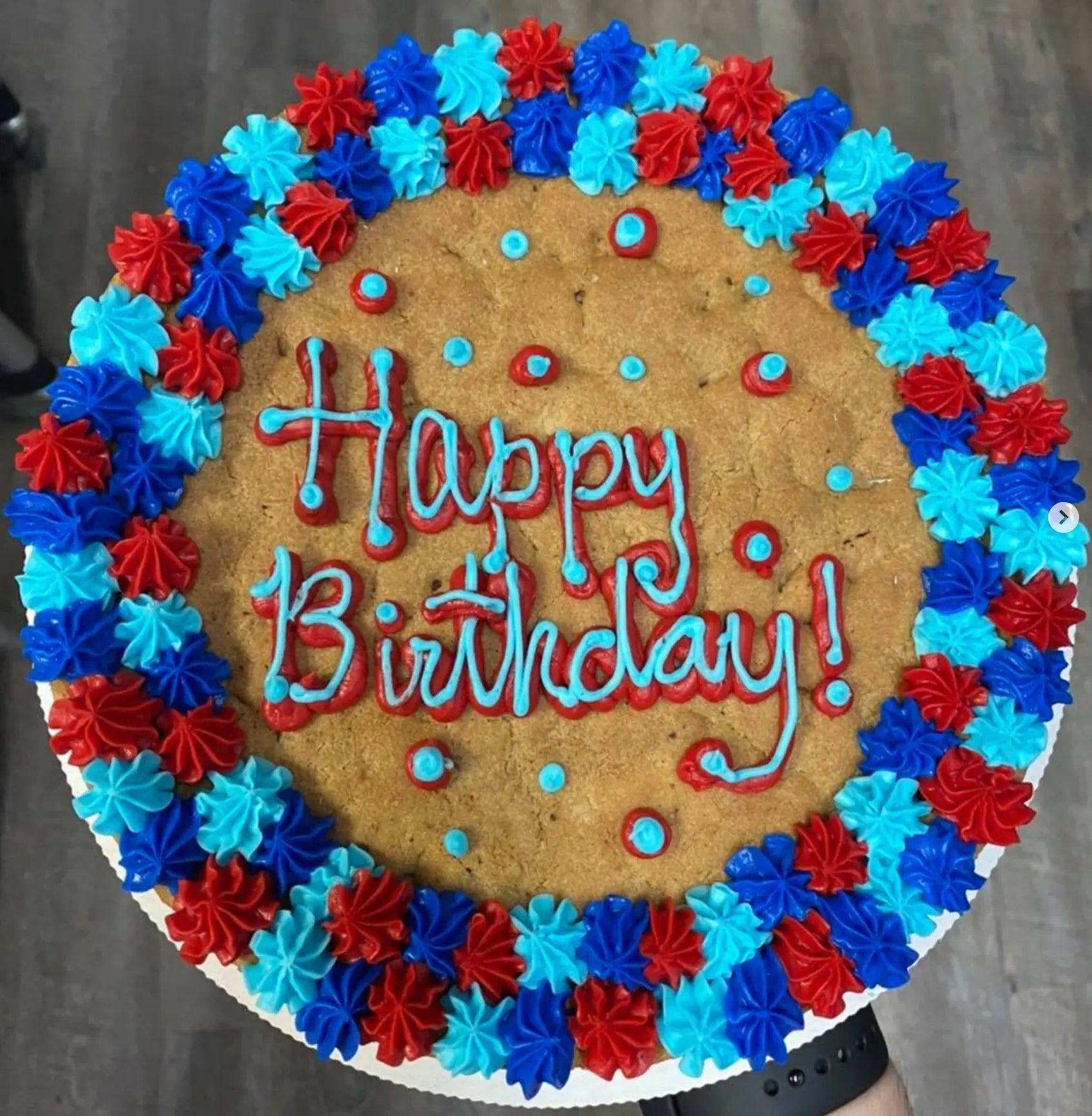 Chocolate Chip Cookie Cake That's The Cake Bakery