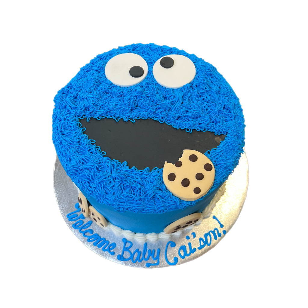 Blue Monster Birthday Cake - That's The Cake Bakery