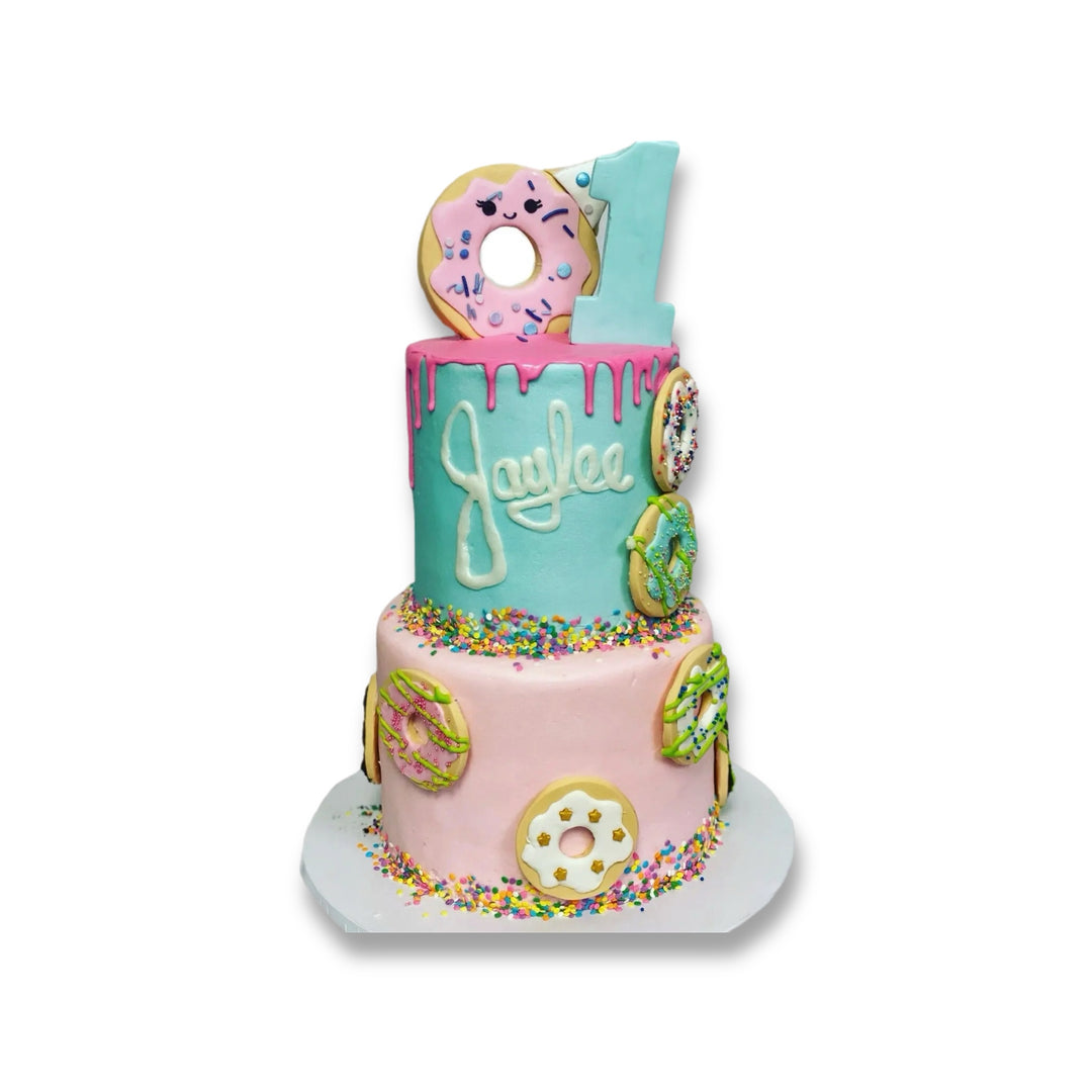 Custom Donuts Cake