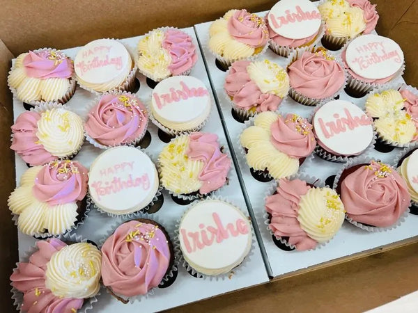 Cute Floral Cupcakes | By The Dozen That's The Cake Bakery