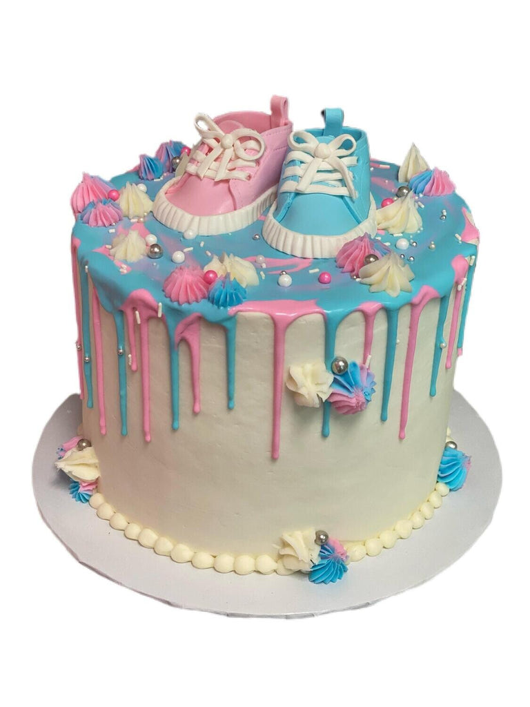 Gender Reveal with Shoes - That's The Cake Bakery