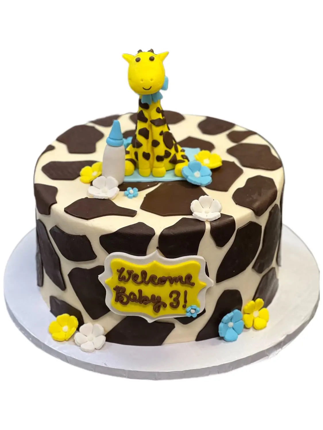 Giraffe Baby Shower Cake That's The Cake Bakery