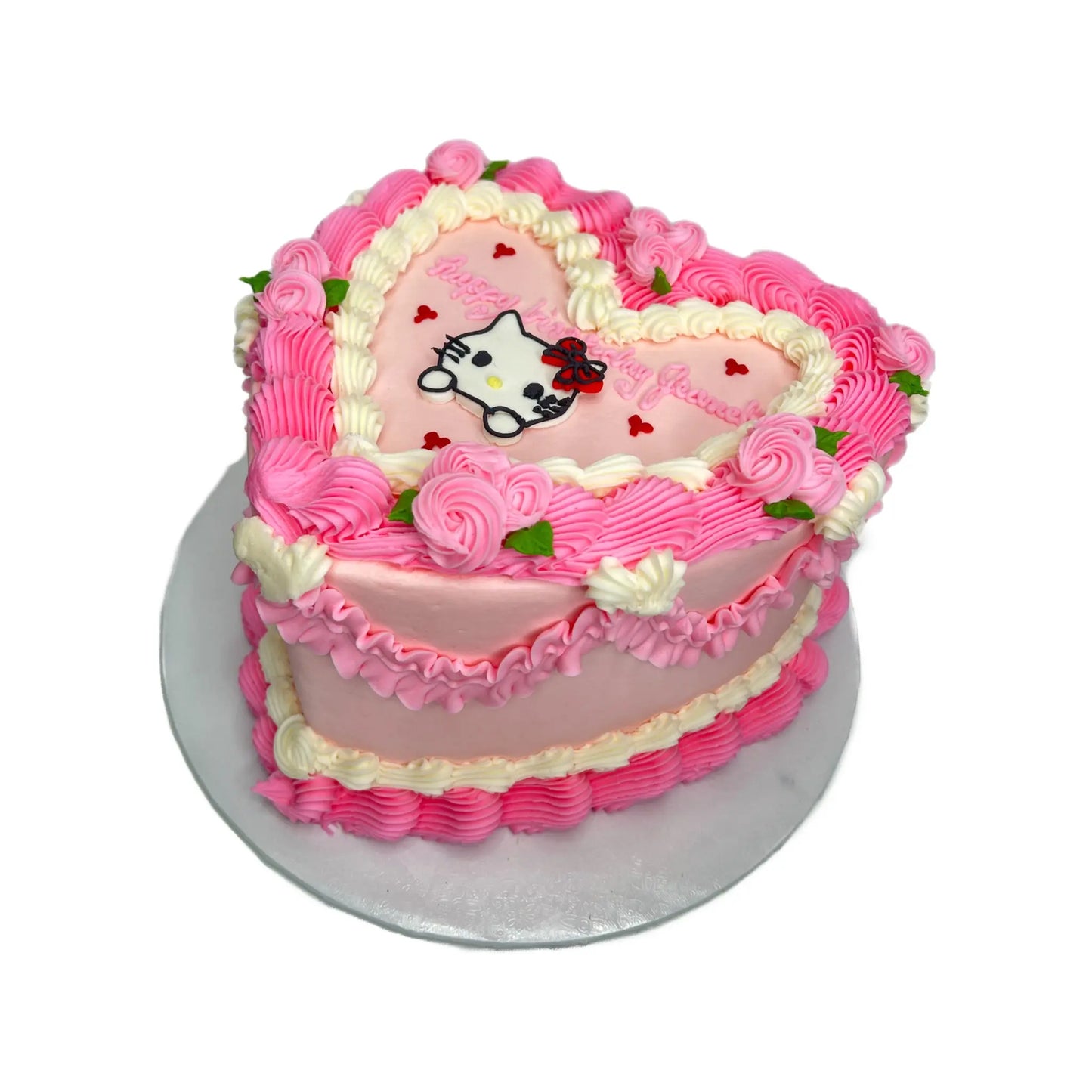 Hello Kitty Heart Cake That's The Cake Bakery