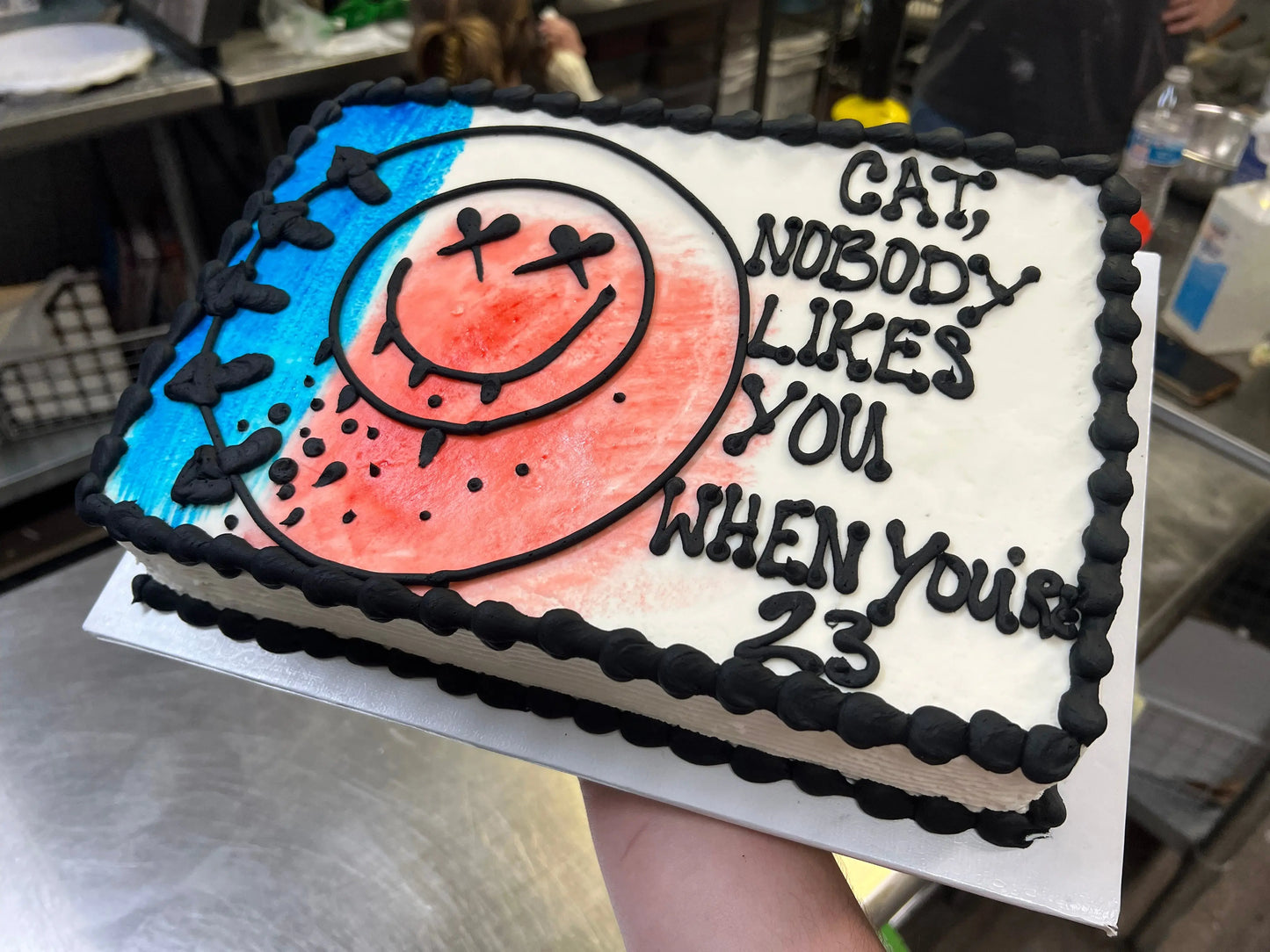 Nobody Likes You When You're 23 Sheet Cake That's The Cake Bakery