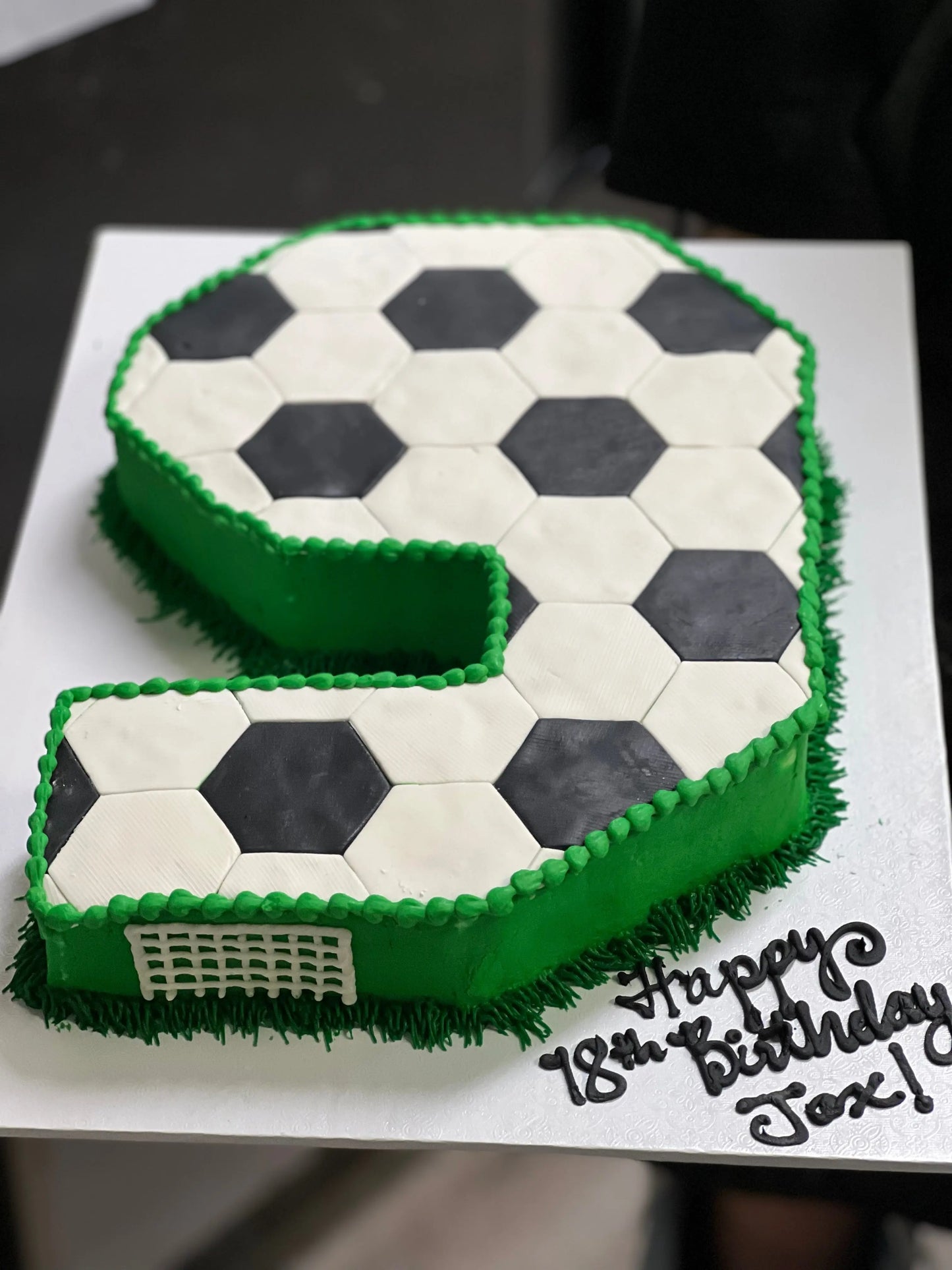 Number Soccer Sheet Cake That's The Cake Bakery