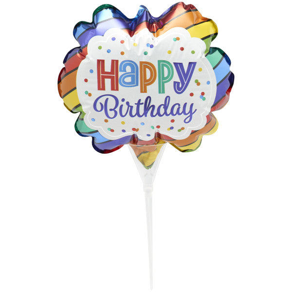 Happy Birthday Balloon Cake Topper