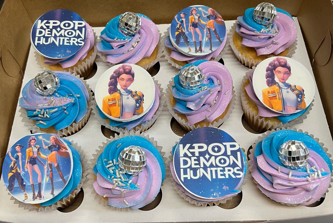 K-Pop Demon Hunters Cupcakes