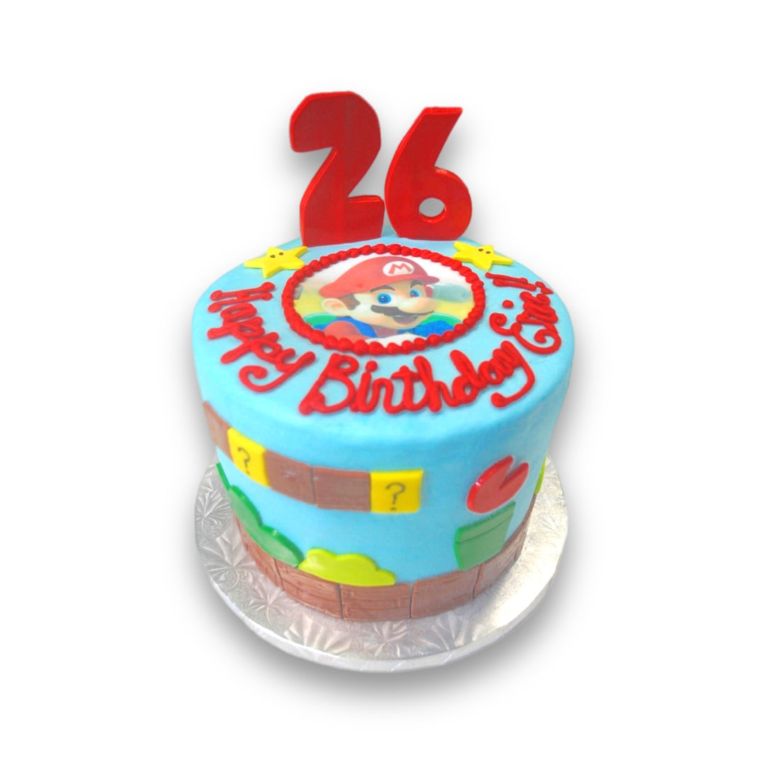 Mario Bros Birthday Cake