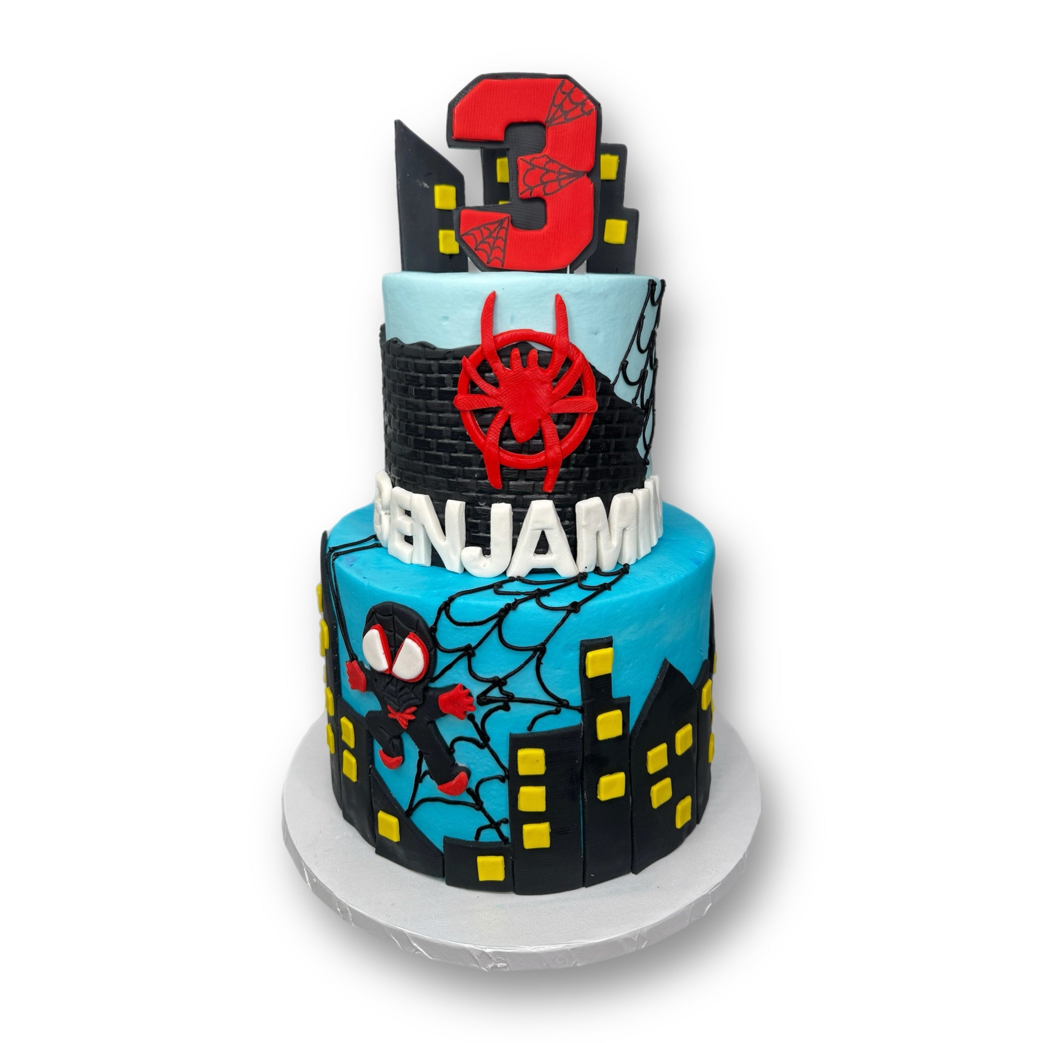Spiderman Miles Morales Birthday Cake