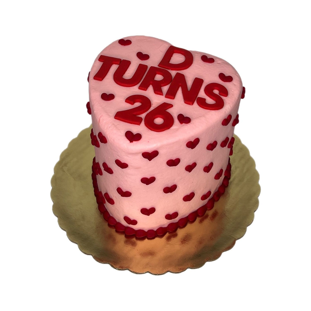 Mini Hearts Cake
